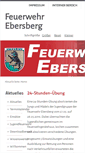Mobile Screenshot of fw-ebersberg.de